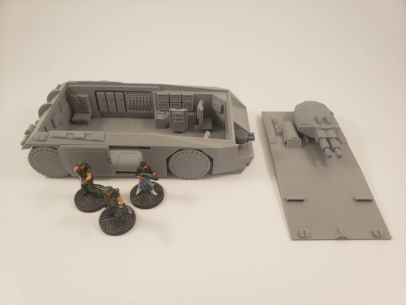 Aliens Inspired APC 3d printed for Another Glorious Day in the Corps game supplied unpainted image 9