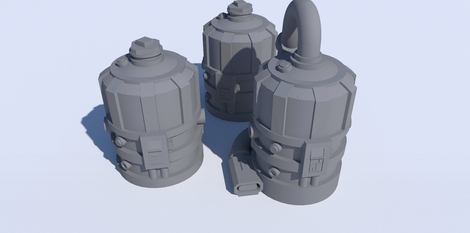 Star Wars Legion Fuel canisters 2 pcs. 35mm compatible STL Etsy