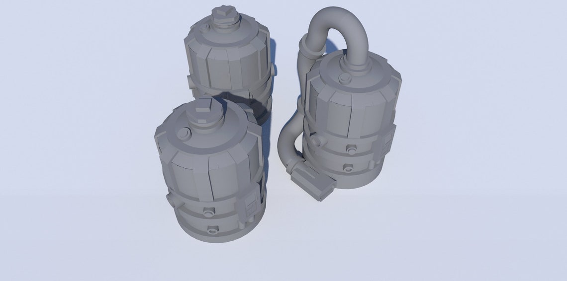 Star Wars Legion Fuel canisters 2 pcs. 35mm compatible STL Etsy