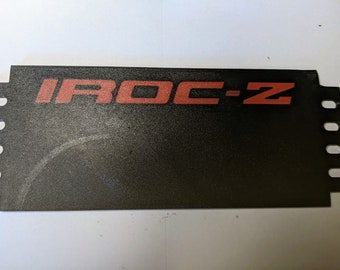 Third Gen Camaro "IROC-Z" Stereo Delete "Blank"