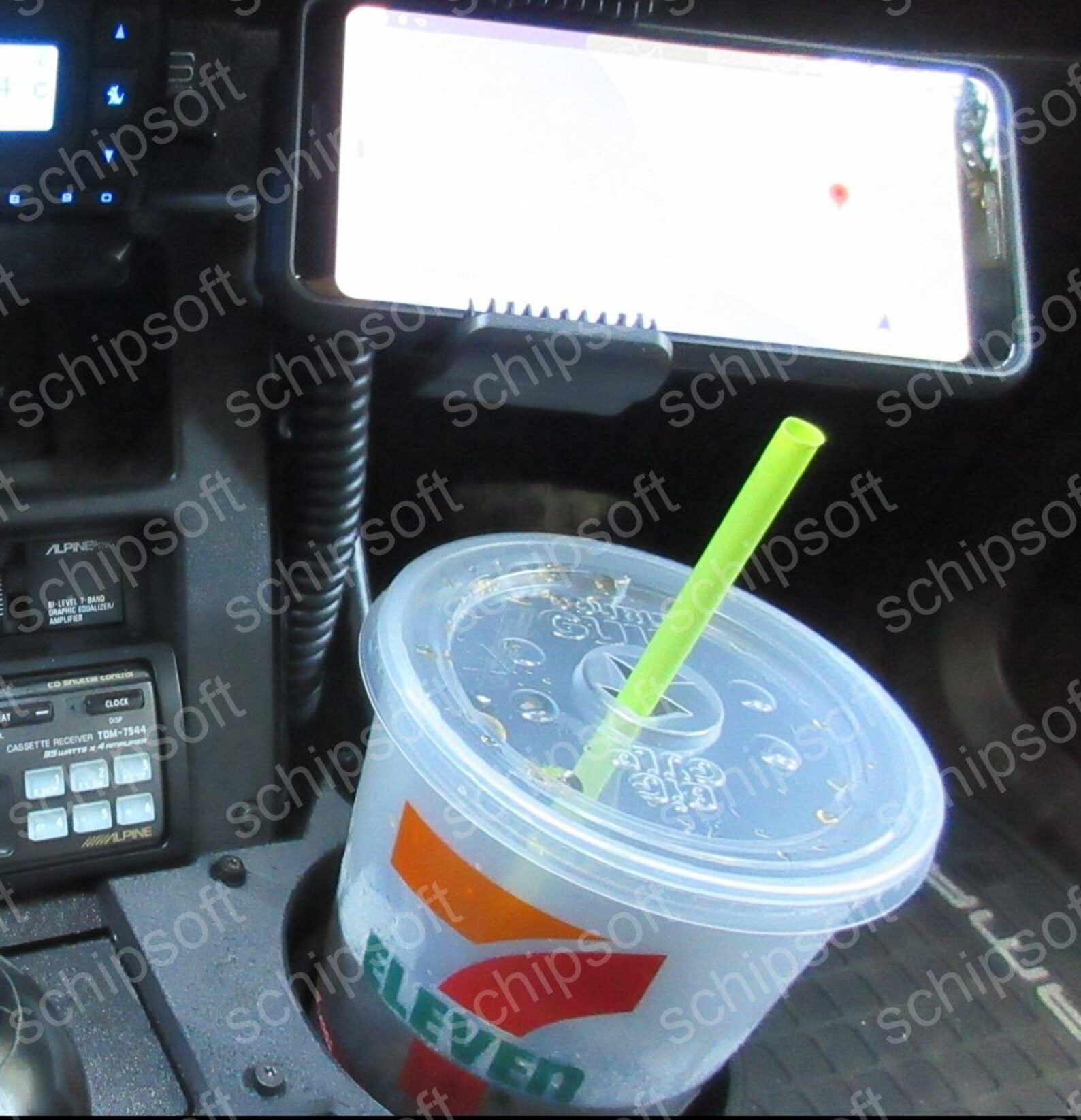 thumbnail image 2 of 3rd Gen Camaro Dual Cup Holder – No Cutting Required, Easy Install, Made In USA By Schipsoft 2 of 5