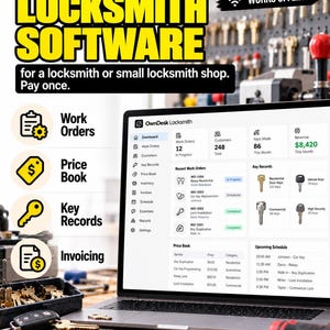 Locksmith Software | Locksmith Scheduling & Dispatch Software | Work Orders, Inventory, Invoicing