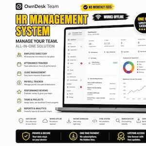 HR Management | Employee Tracker | Offline HR Software with Attendance, Leave and Payroll