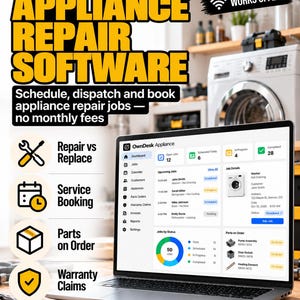 Appliance Repair Software | Scheduling, Dispatch & Booking | Service Business Management | One-Time Purchase