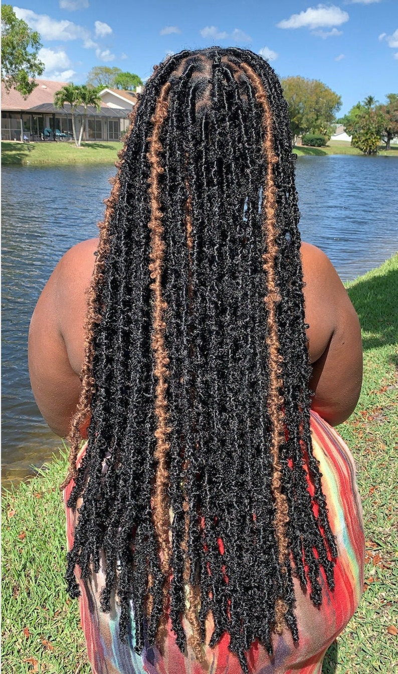 Handmade Crochet Butterfly Locs boho locs Etsy