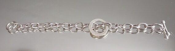Vintage Auntie Sterling Silver 925 Bracelet | Bea… - image 3