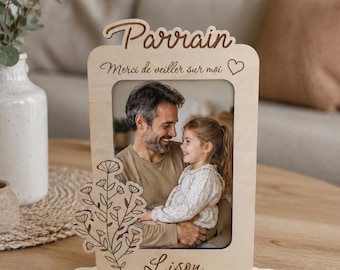 Photo frame for mom, grandma, godmother, godfather, dad, grandpa, teacher, nanny, teaching assistant, pet, other. Personalized gift.