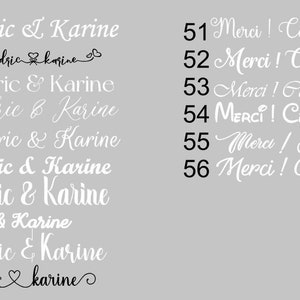 Sticker autocollant Urne mariage, cérémonie, baptême, anniversaire, fête. Personnalisé. image 8