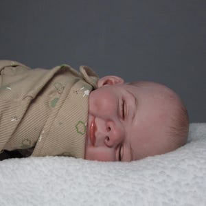 Reborn Cuddle Body Sleeping Ellie by Bonnie Sieben sculpt.