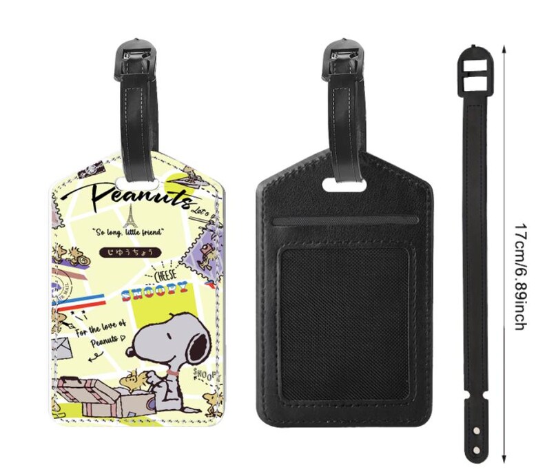 Yoda Grogu Personalized Travel Luggage Tag | Cute Adventure Bag Tag, Custom Name Tag for Kids & Adults, Vacation Gift, Travel Accessories image 2