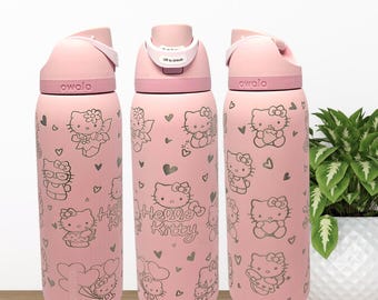 AUTHENTIC Personalizable Owala Free Sip Waterbottle Rose