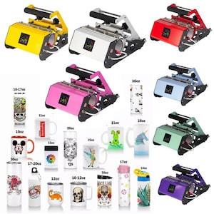Tumbler Heat Press Machine for 11oz-30oz Straight Tumblers and Mugs