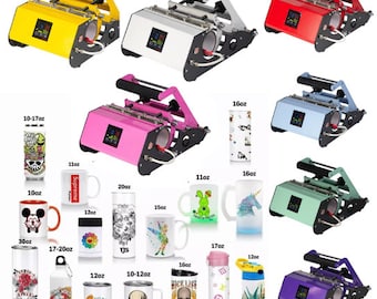 Tumbler Heat Press Machine for 11oz-30oz Straight Tumblers and Mugs