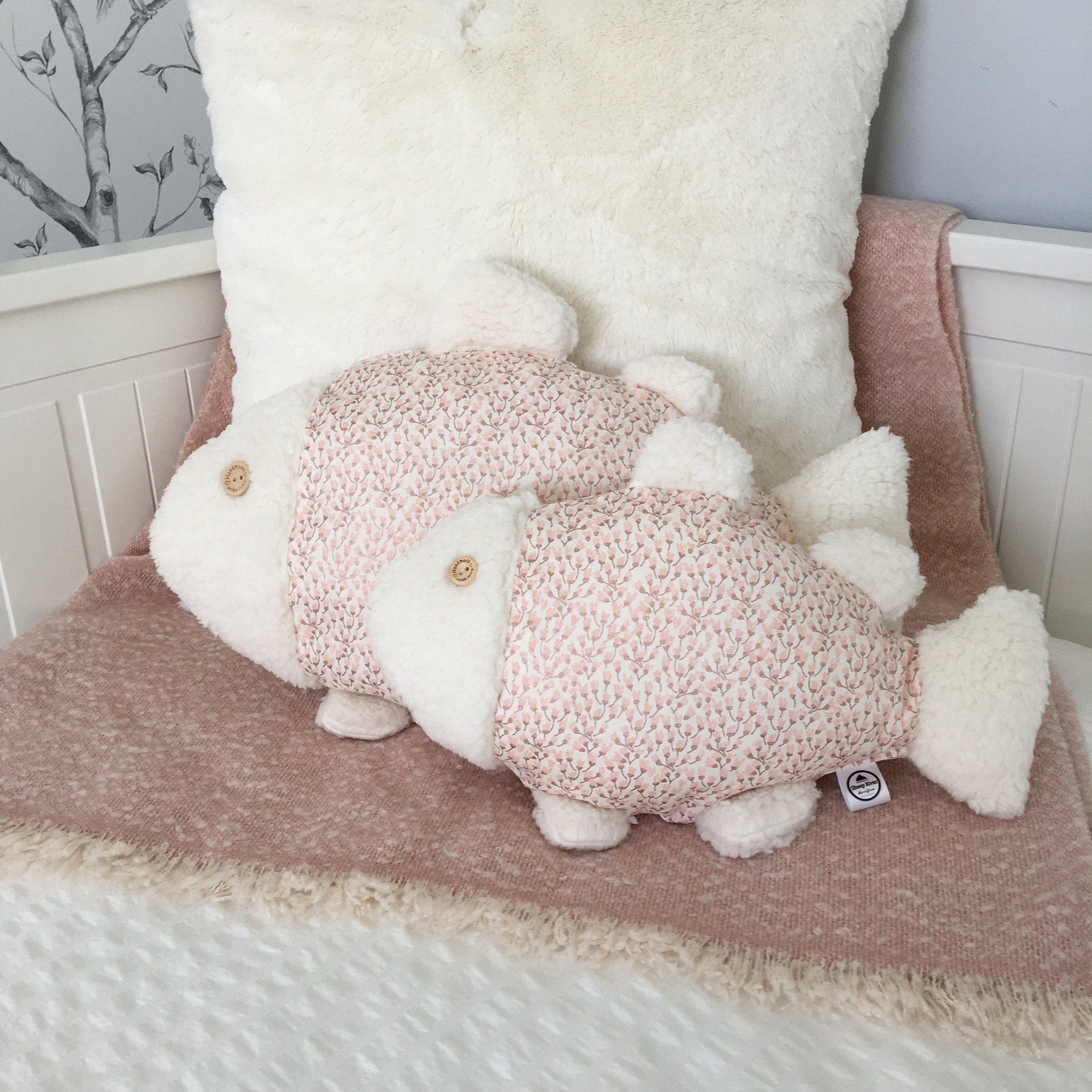 fish shaped throw pillows