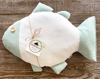 salmon shaped pillow