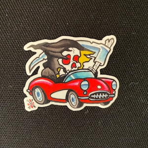 Little Dead Corvette Sticker