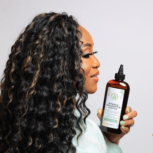 Hair Growth Oil Herbal Infused Hair & Scalp Treatment Oil - Etsy
