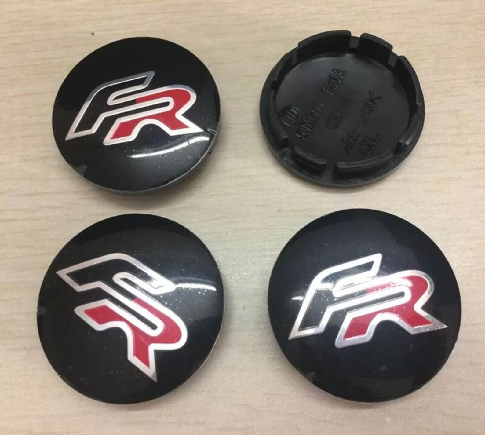 4x 56MM SEAT FR ALLOY Wheel Centre Caps para León Etsy