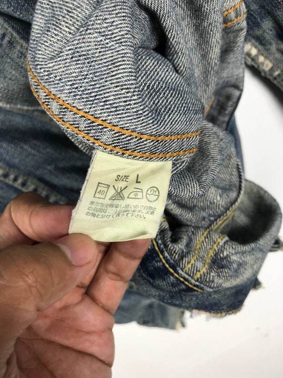 FLAWS! Levis Redloop Denim Jacket Nice Design Ver… - image 6