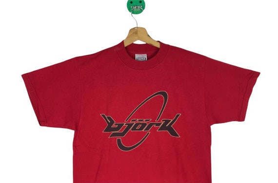 VINTAGE! Bjork Tshirt Red Colour Tultex Tag - Etsy