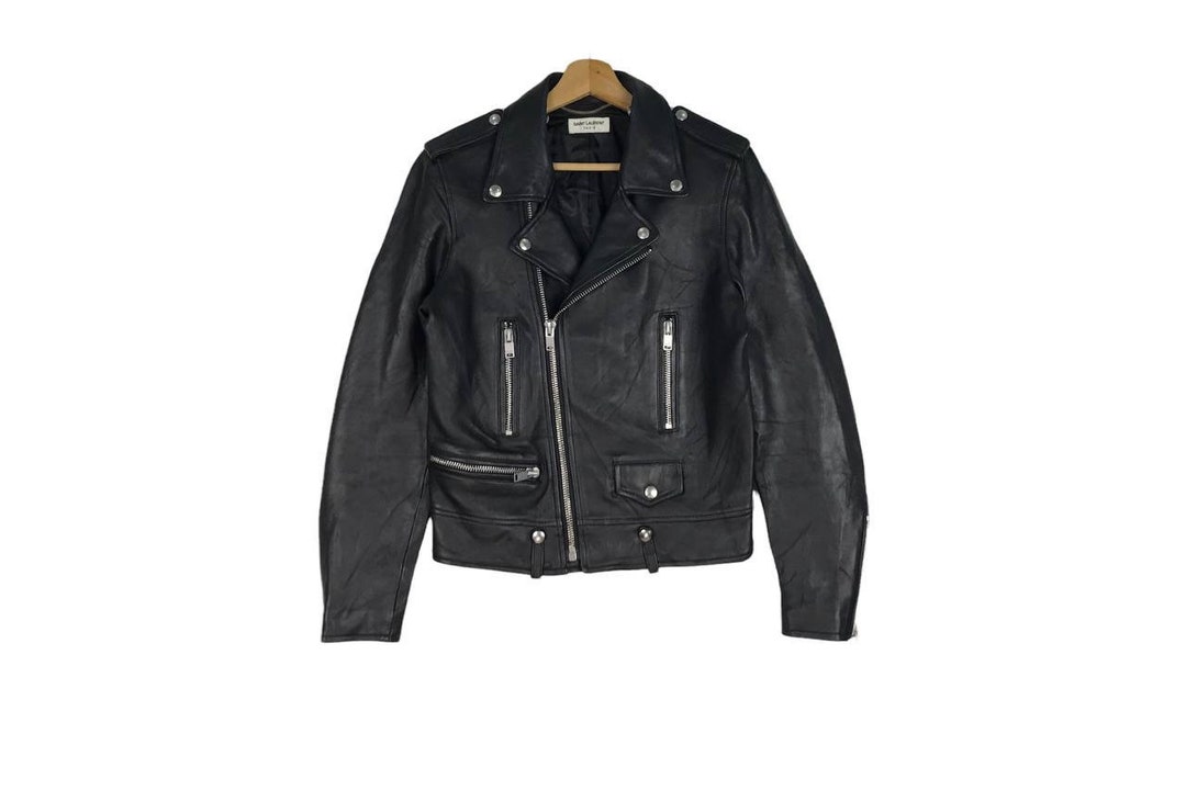 Saint Laurent Paris Classic L01 Biker Leather Jacket - Etsy Saint Laurent Paris Classic L01 Biker Leather Jacket - Etsy
