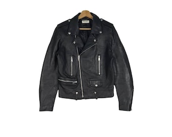 Saint Laurent Paris Classic L01 Biker Leather Jacket