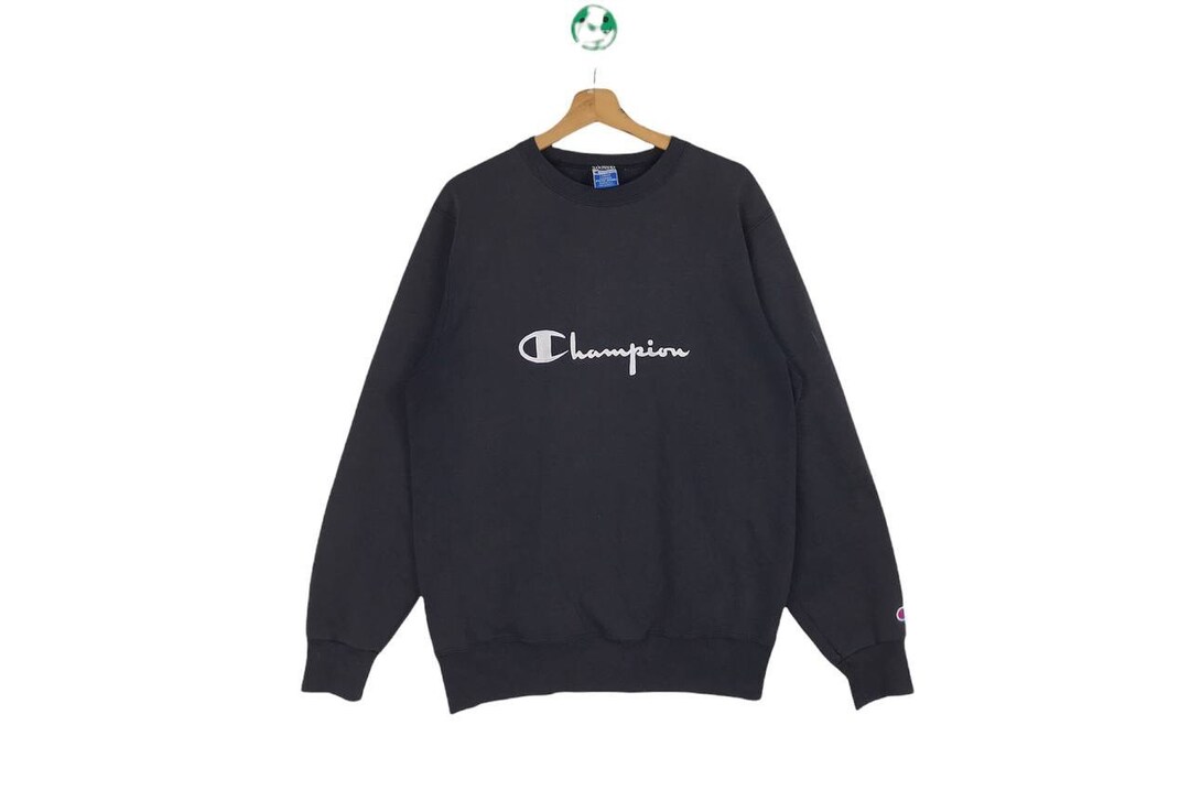 Crewneck champion clearance black
