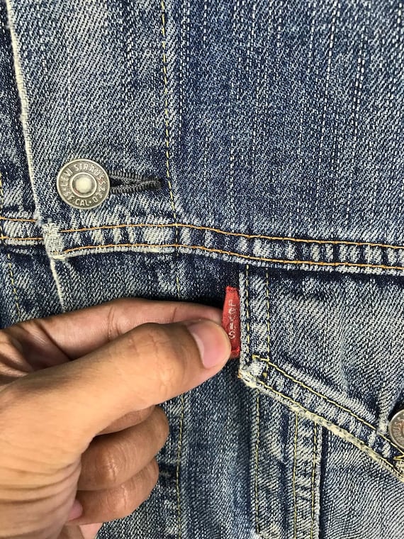 FLAWS! Levis Redloop Denim Jacket Nice Design Ver… - image 3