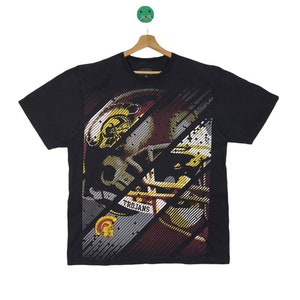 VINTAGE! Usc Trojans Tshirt Big Print Design Black Colour BigSize