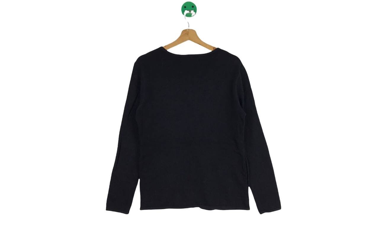 Katharine Hamnett Full-zip Black Sweater - Etsy Canada