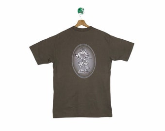 FLAWS!! Rusty Surfboards Tshirt Dragon Design Nice Vintage Colour