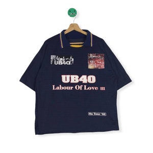 VINTAGE Ub40 Band Jersey Labour of Love 3 1998 Tour image 1