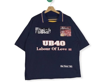 VINTAGE!!  Ub40 Band Jersey Labour of Love 3 1998 Tour