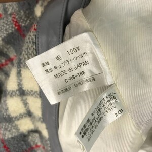 Courreges Tartan Lana Abrigo de Mujer Bonito Color imagen 4