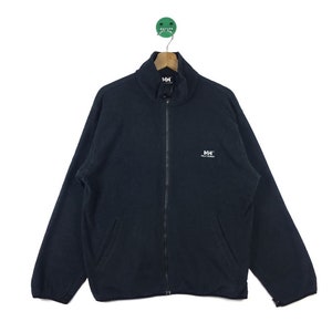 RARE !!! Helly Hansen Fullzip Zipper Fleece Sweater / Jacket