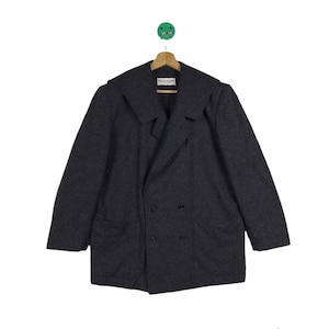 FASHION!!Comme des Garçons Robe de Chambre Wool Jacket Nice Design