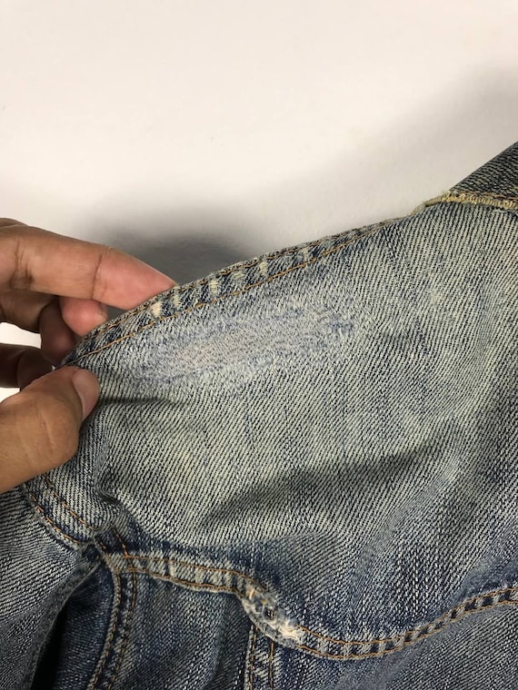FLAWS! Levis Redloop Denim Jacket Nice Design Ver… - image 10