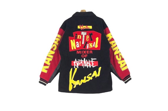 Kansai Man double breasted cashmere wool coat