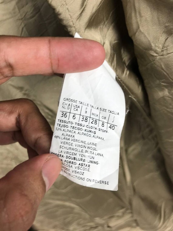 NICE! Max Mara Studio Wool Coat Button Design Dar… - image 6