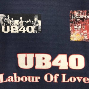 VINTAGE Ub40 Band Jersey Labour of Love 3 1998 Tour image 4