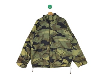 NICE! Camo Jacket With Hoodie Camouflage Design