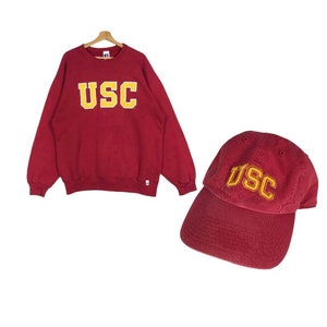 2 ITEM 1 PRICE !! Usc Sweatshirts Red Colour Nice Spellout Design