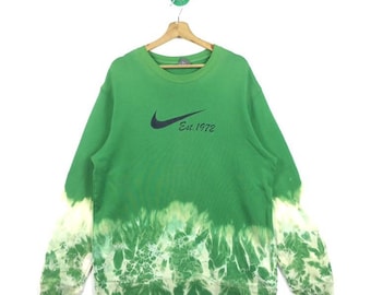 BIGSIZE!!! Nike Est 1972 Diseño de lavado ácido verde