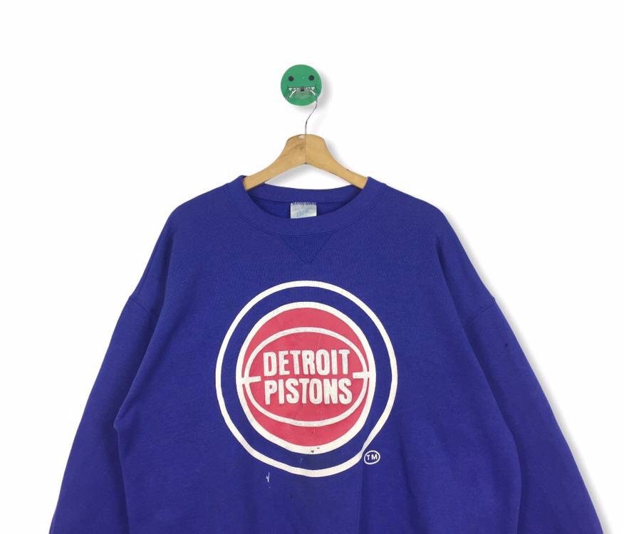 BASKETBALL Detroit Pistons Nba Team Sweatshirts Biglogo Design in
