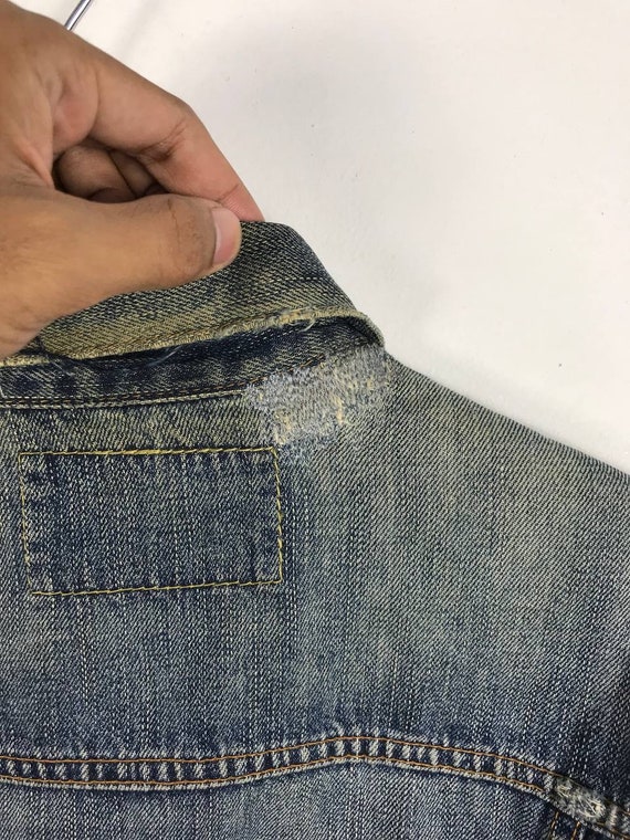 FLAWS! Levis Redloop Denim Jacket Nice Design Ver… - image 9