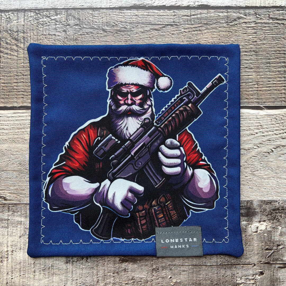 Combat Santa Microfiber EDC Hank - Etsy