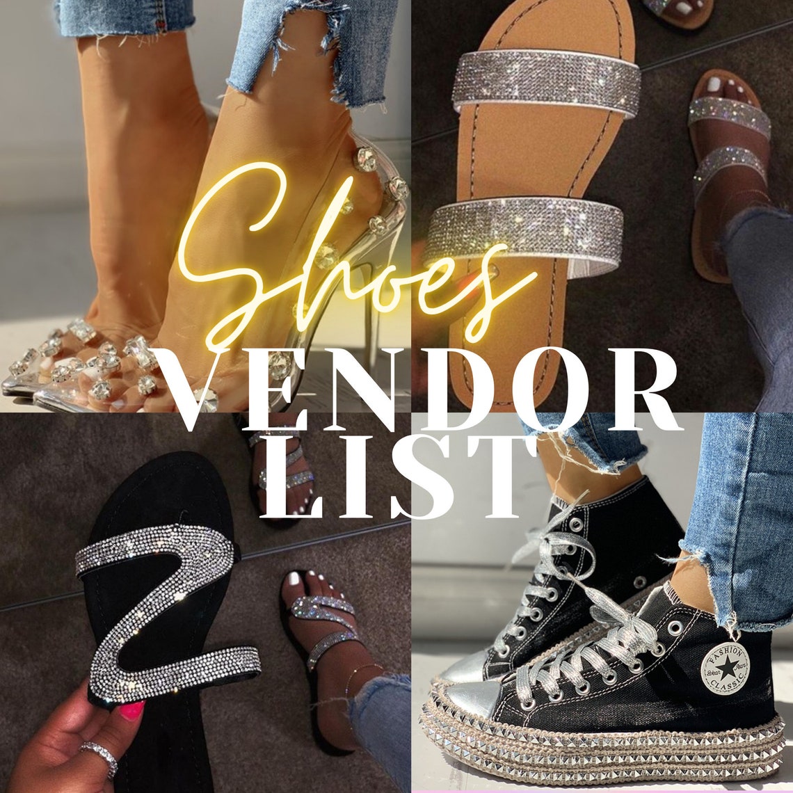 Shoes Vendors List 10 REAL Vendors Wholesale Vendors Etsy