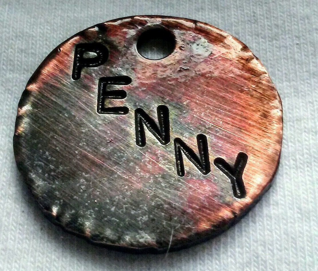 Penny top dog tag