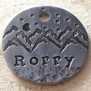 Pet ID Tag | Mountain Tag | Dog Tag | Dog Tags for Dogs | Collar Tags | Dog Tags | Cat Tags | Pet ID Tags | Custom Pet Tag