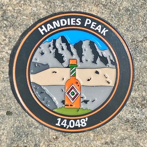 Handies Peak Colorado 14er Mountain Summit Coin Gift